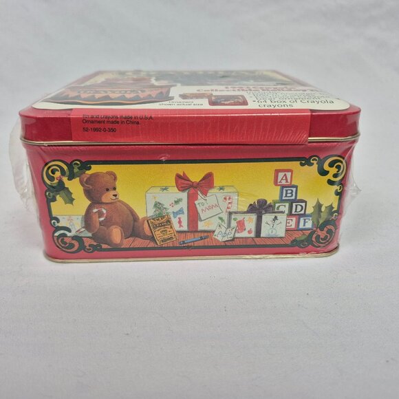 Crayola Crayons VINTAGE 1992 Holiday Collectors Tin Gift Box SEALED NEW!!! - Picture 3 of 6